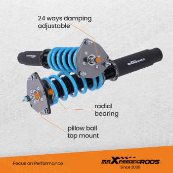 Performance T6 Advanced Series Shock Absorbers compatible for Audi A4 B9 2015+ 24 levels of adjustable damper Lowering Kit